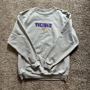 Vikings crewneck sweatshirt.